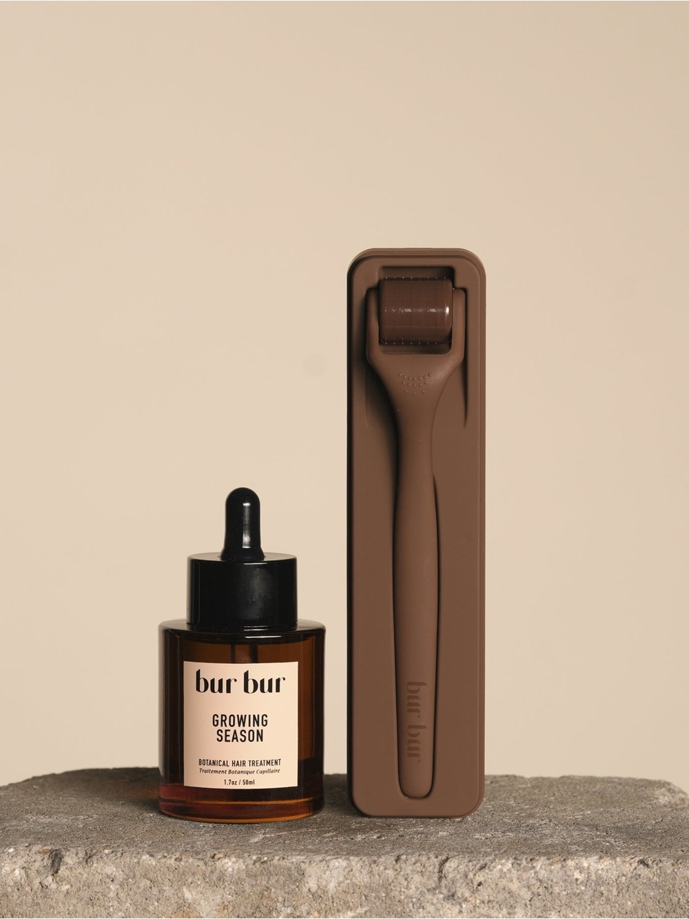 Burr Burr Hair BUNDLE
GROWING SEASON OIL & DERMA ROLLER
